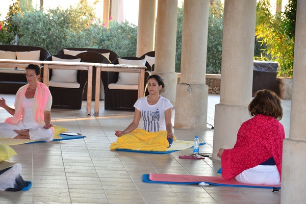 Yoga Class at Edde Sands